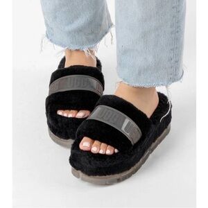 UGG Fluffita Clear Black 10